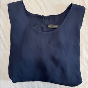 Zara Women's Deep Blue Blouse